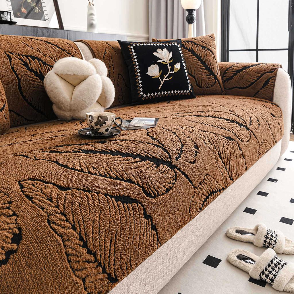 Warm Sofa Cover Cloth Thickened One Piece Laying Anti Slip Sofa Cushion Cover Soft And Comfortable In Autumn And Winter Seasons