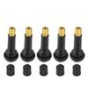 100 stuks Universele vervangende snap-in bandenventielen voor auto's en motorfietsen   (TR414)