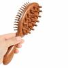 Comfortable Handle Air Cushion Hairbrush Anti-Static Sandalwood Scalp Massager  Barber Accessories