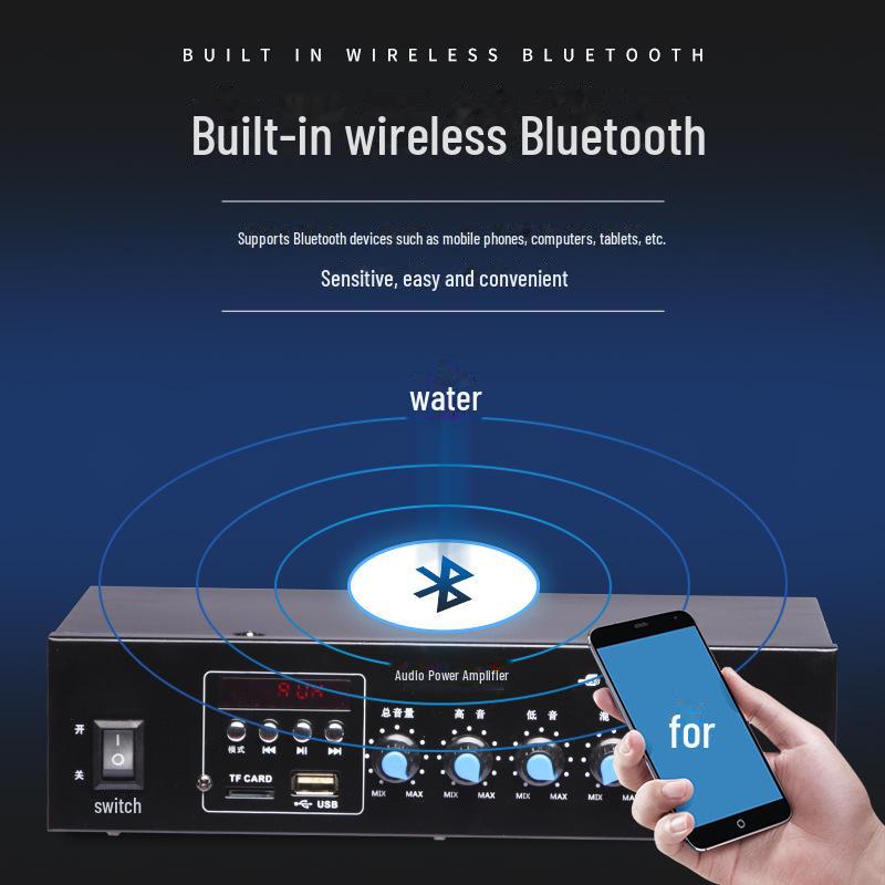 Bluetooth 5" & 6" Professional High-Power Bass Karaoke Amplifier