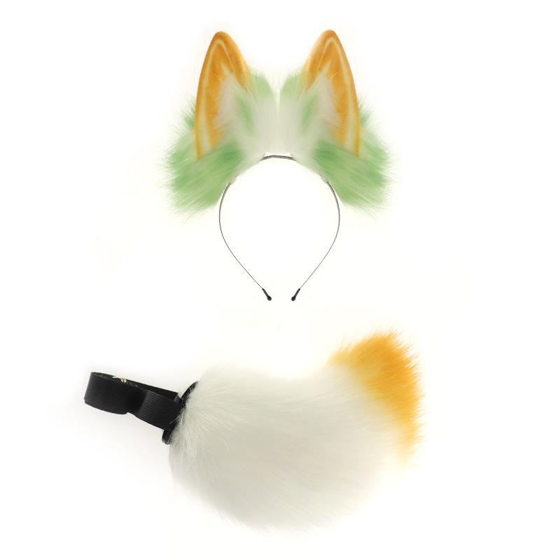 Green Hair Accessories Lolita Rabbit Girls Item Hair Band Headband Woman Lolita Cosplay Accessories Hair Bands Woman 2025 New