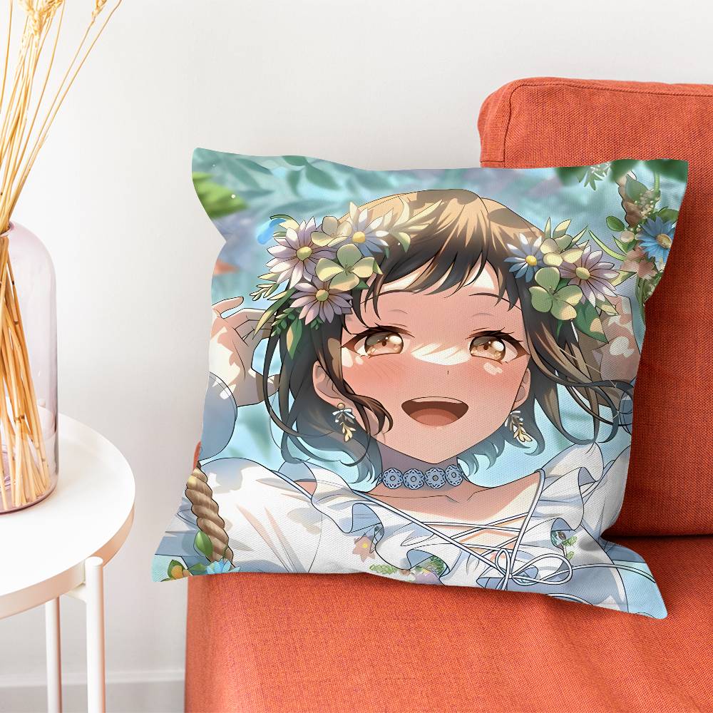 BBanG Dream Anime Pillow Case Plush Fabric Soft Pillowcase Double Sided Print Cushion Cover Household Gifts