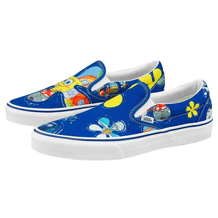 SpongeBob SquarePants x Vans Classic Slip-On AlohaBob Unisex Tenisky Modrá Vícebarevná VN0A33TBYZ1