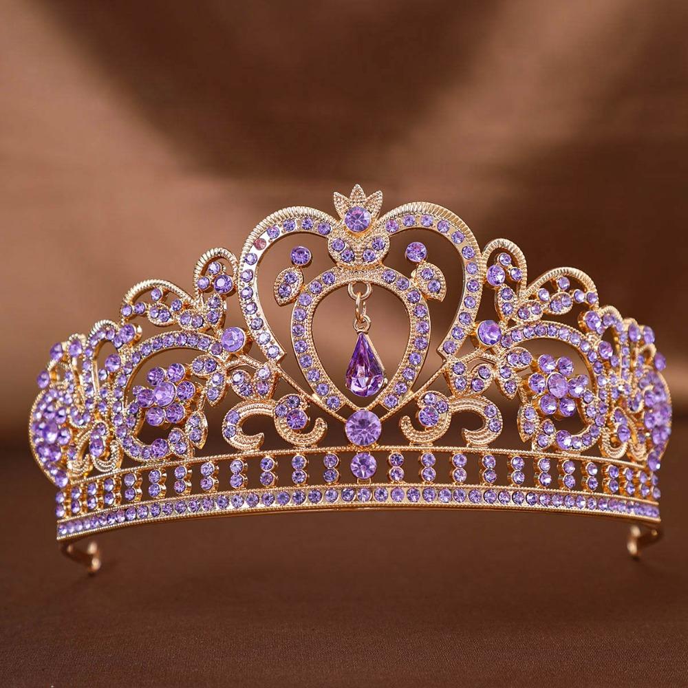 Headdress Crystal Rhinestone Tiaras Fashion Wedding Bride Crowns Holiday Party