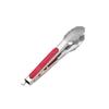 Yousheng Kitchen Tongs with Anti-Slip Handle And Silicone Scalloped Edges, Stainless Steel Locking Food Clips for Grilling BBQ Salad, Dishwasher