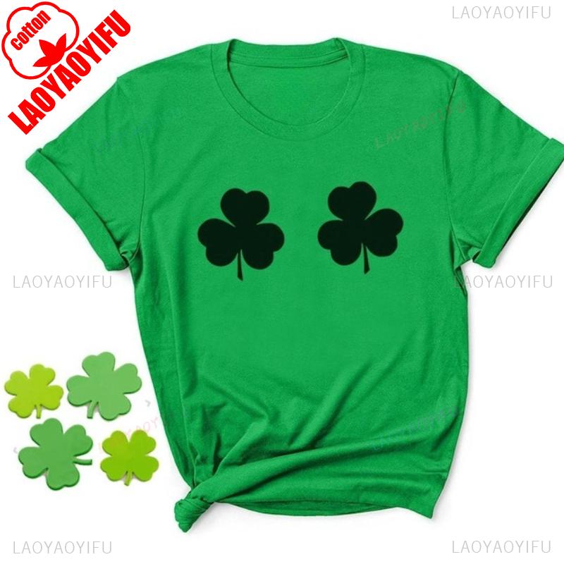 Shamrock Shirt Irish Shirt St Patricks Day Tees St Patricks Day TShirt for Women T Shirt Gift for Her Mothers Day Gift Tops S