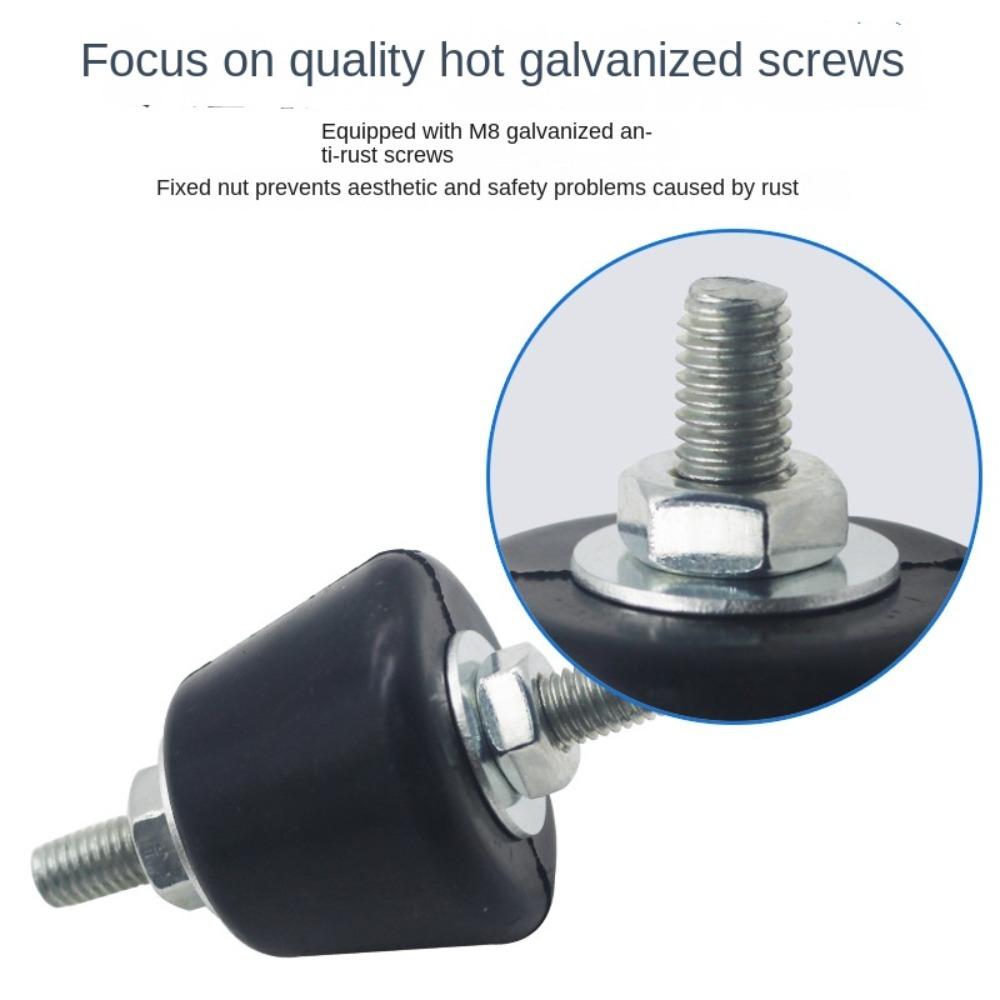 4 ks Tlumič Antivibrační Gumový Držák Podložka Klimatizační Držák Tlumicí Podložka Podložka Venkovní