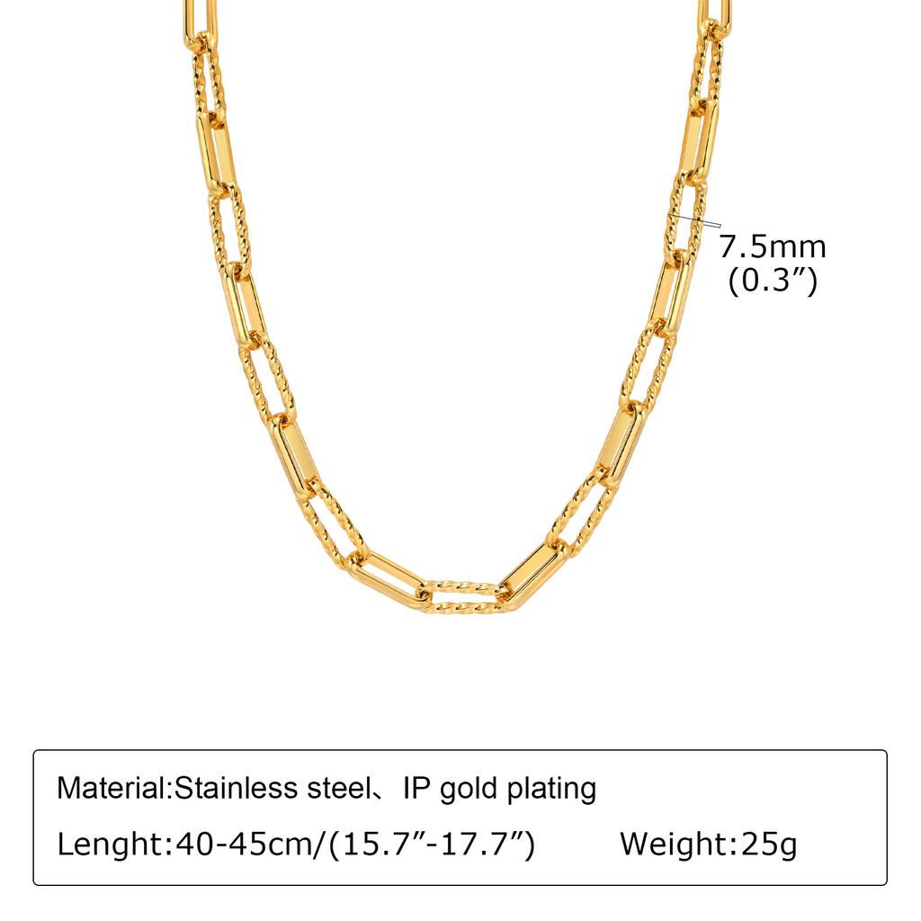 Stainless Steel Strap Chain Handmade Chain Necklace for Women,Gold Color Flat Snake Chain Mesh Necklaces,Classic Jewelry Gifts