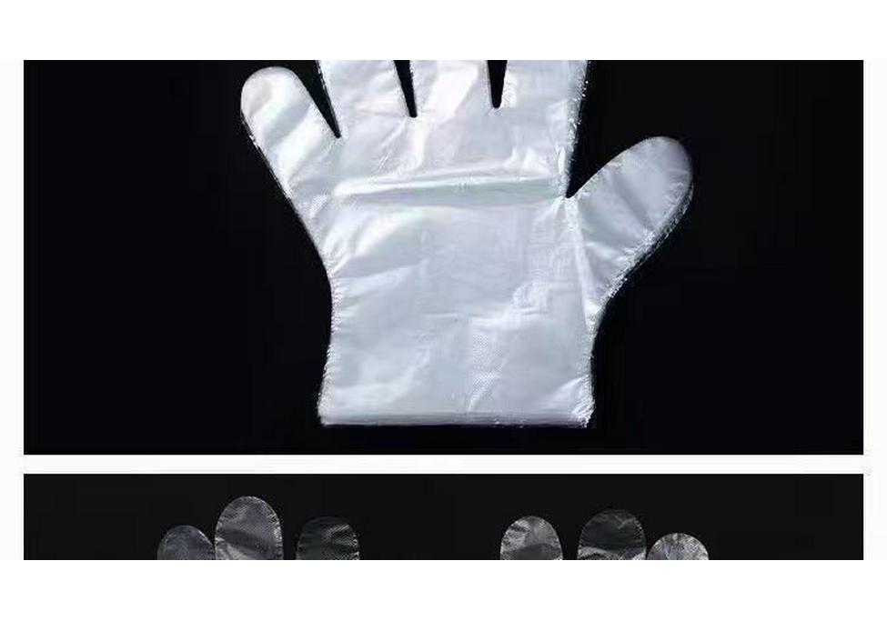 Thickened Transparent Disposable PE Gloves for Catering and Food Handling
