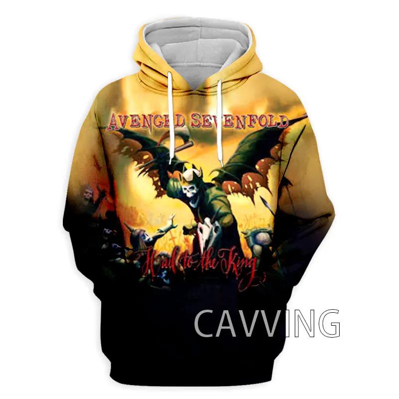 Neue Mode Frauen/Männer 3D-Druck Avenged Sevenfold Rock Hoodies Kapuzenpullover Harajuku Hoodie Sweatshirts Tops H03