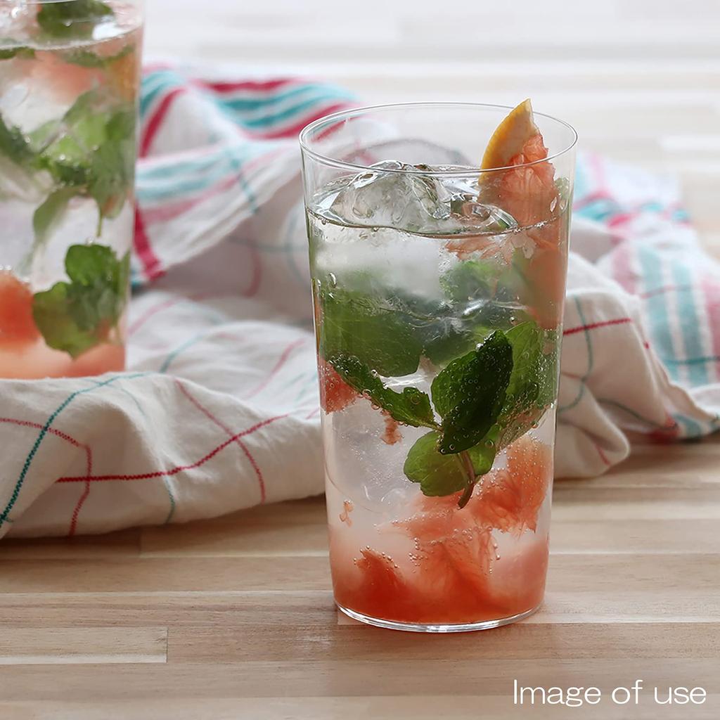 Kimura Glass Compact 12oz Tumbler Glass 400ml Height 128 x Mouth Diameter 74mm 255084 Clear Approx.