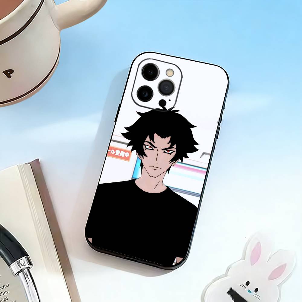 DC-Devilman C-Crybaby Handyhülle Für iPhone 17,16,15,14,13,12,11 Plus,Pro Max,XS,Weiche Silikon Schwarze Hülle