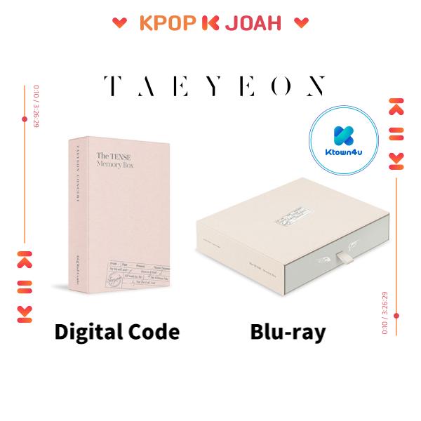 [POB] (Digital Code / Blu-ray) TAEYEON (Girls' Generation / SNSD) [The TENSE] CONCERT Memory Box