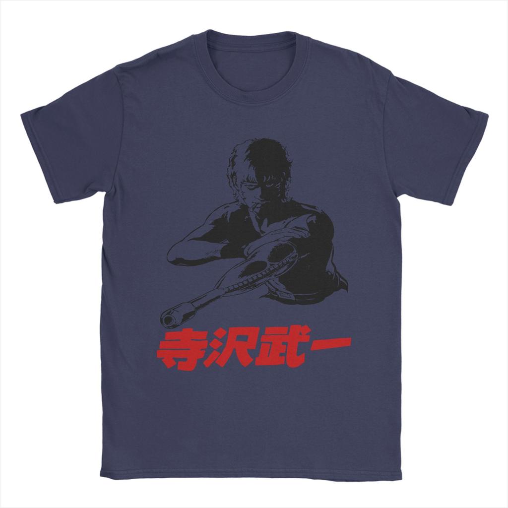 Space Adventure Cobra T Shirt Men 100 Cotton Casual TShirt Crew Neck Anime Manga Tees Short Sleeve Clothing Plus Size