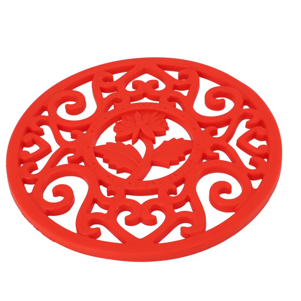 Silicone Trivet Mat Hot Pot Holder for Hot Dishes Countertop Teapot Trivet Nonslip Heat Resistant