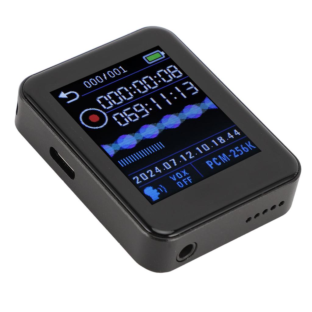 Voice Recorder Voice Activated Noise Reduction HD Timed MP3 Player Power Off Auto Save Voice