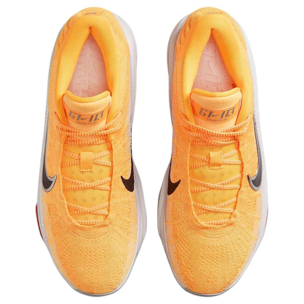 Nike Air Zoom GT Hustle 3 Comfortable Versatile Non-Slip Durable Low-Top Basketball Shoes Men Sneaker Orange Gray FV5952-800