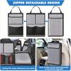 Oxford Cloth Car Car Back Seat Organizer Bag Hanging Car Storage Bag