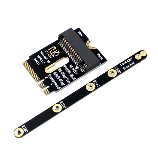 M.2 A&E to NVME SSD Expansion Card Supports 2230/2242/2260/2280 Computer Motherboard M2 Key A-E to NVME SSD PCIe 4.0 Extension Adapter PCB Board