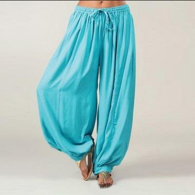 Fashion Casual Women Harlan Pants Plus Size Loose Lace-up Spring Summer Straight Leg Long Pants Elegant Solid Color Oversized Trousers 961
