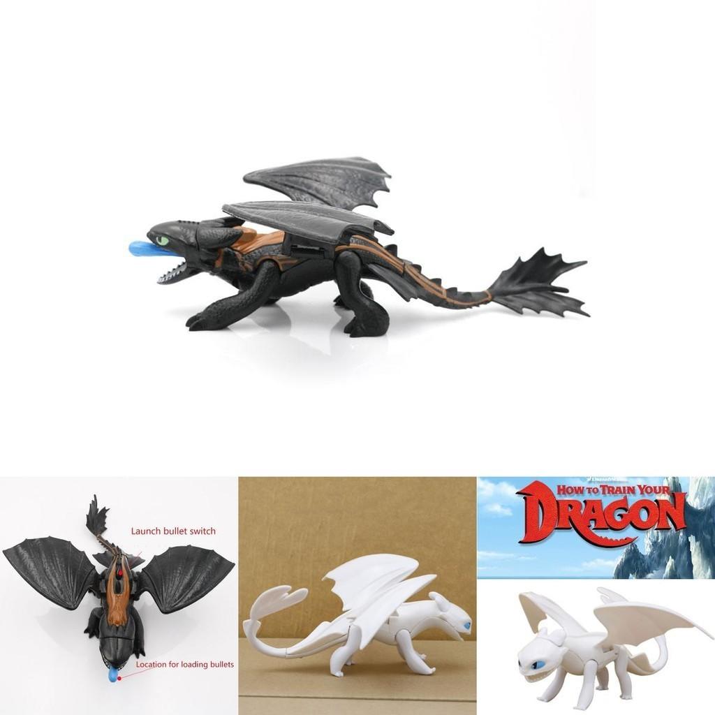 Collectible Dragon Trainer Night Fury And Light Fury Toys