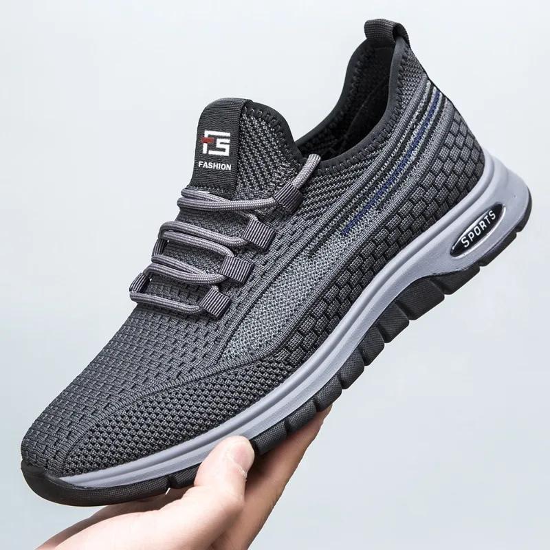 New Men's Shoes Sports Flats Casual Shoes 2024 New Fashion Breathable Walking Shoes Lightweight and Comfortable Men's Shoe
