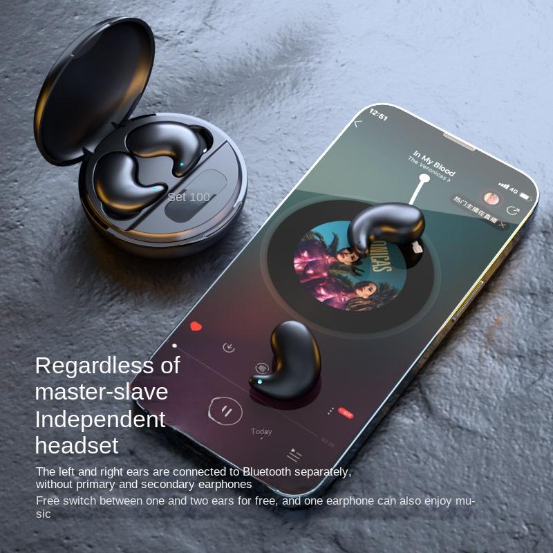 Căști Bluetooth Wireless Side Sleep Reducere zgomot dopuri pentru urechi Căști Invisible Sleep
