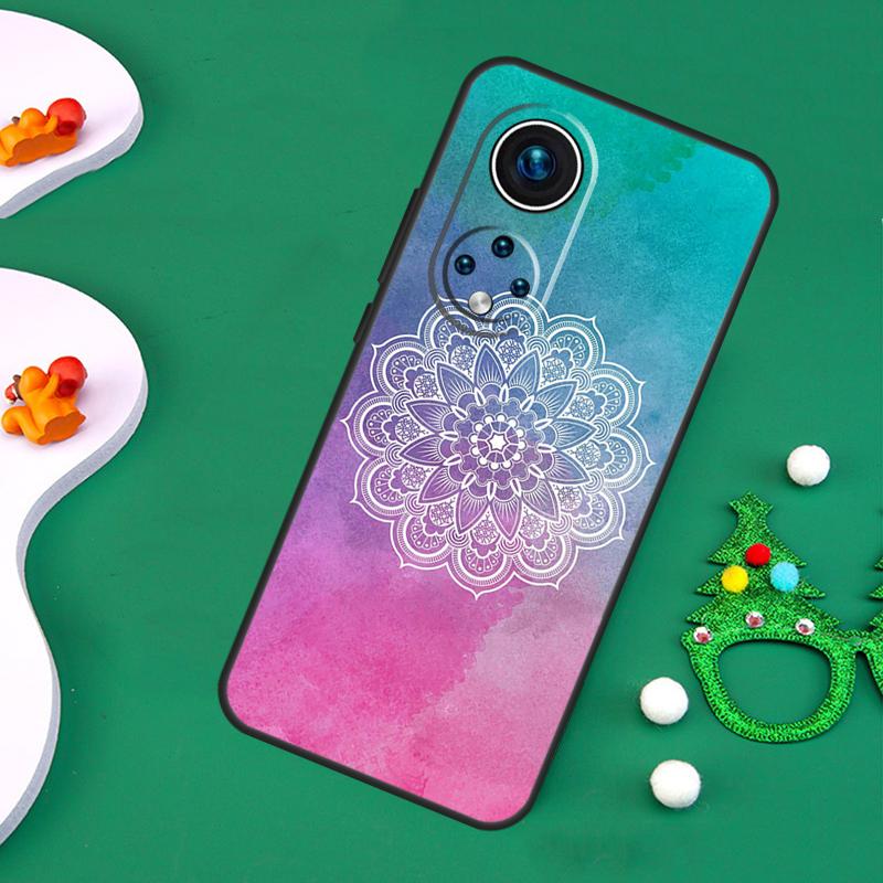 Flowers Mandala Floral Case For Honor Magic 7 Pro 6 5 50 70 90 200 Lite X9b X9a X8a X8b X7a X6a X8 X9 X9c Cover
