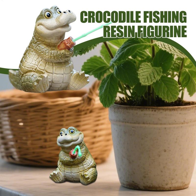 Animal Statues Resin Cute Small Sculpture Ornament Garden Sculptures For Desktop Family Son Daughter Boys Girls Patio Backyard