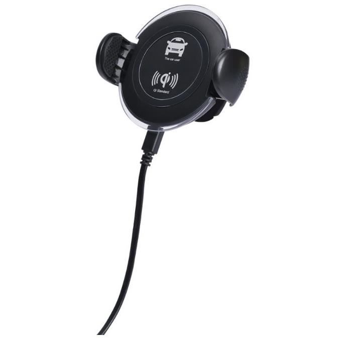 Support Auto - BigBen - Induction - Noir - Chargeur sans fil - Fixation grille d'aération