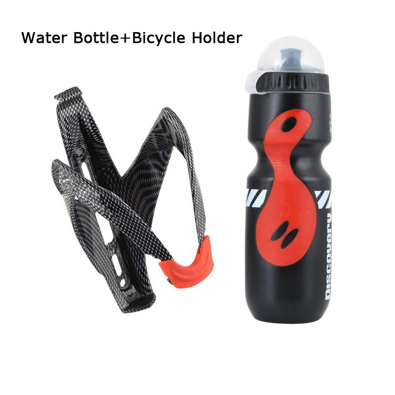 Bike Water Bottle with Bicycle Holder Cage Bracket Bicycle Cycling  Sports Drink Jug DIY Water Bottle Portable Outdoor Drink Cup