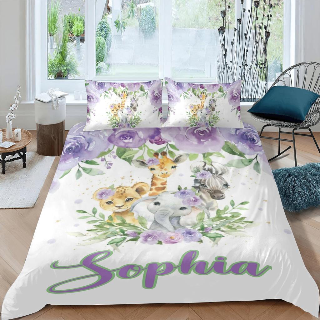 Bedding Covers Queen Size Floral Comforter Cover Sets for Kids Teens Boys Girls Man Women Bedroom Decor Floral Cozy Quilt Cover