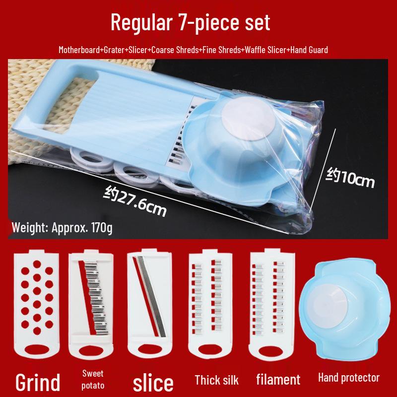Stainless Steel Multifunctional Vegetable Cutter & Grater with Potato Peeler