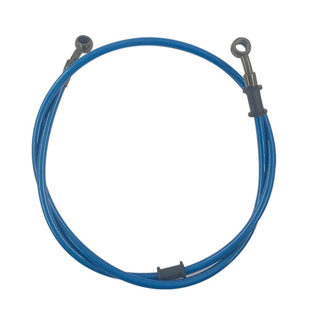 Aging Resistance Motorcycle Brake Hose Stainless Steel Brake Hose Blue