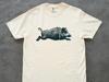 Jumping Wild Boar Shirt, Linocut Forest Hog Tee, Comfort Colors Wildlife Graphic, Funny Woodcut Boar Lover Gift