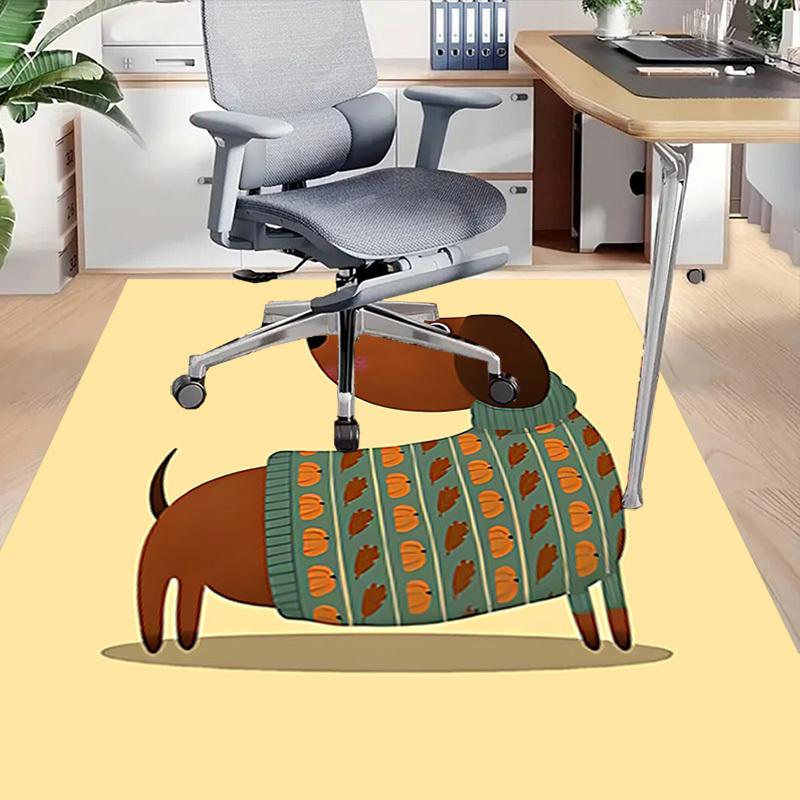 1PC Leaf Pattern Sweater Extra Large Non Slip Floor Carpet, Office, Family, Bedroom, Studio Large Area Rug Indoor Rugs