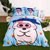 Piggy Duvet Cover Pillowcase Bedding Set BoyGirl Bedroom Decoration Children-Gift Single Double Large SizeZip Duvet Cover