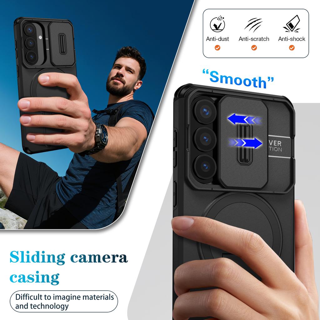 Anti-Shock Case for Samsung Galaxy S26 Ultra S25 FE S24 Plus S23 A17 A56 A36 A16 A26 A55 A15 Wireless Charge Accessories Cover