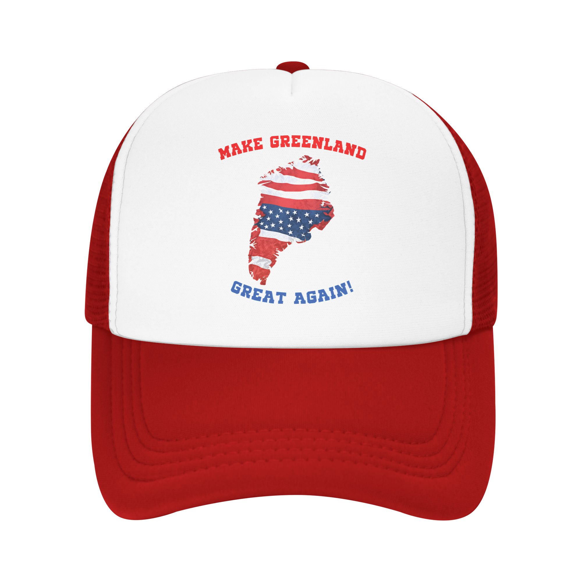 

Make Greenland Great Again Mesh Sun Hats Kpop Rock Dropshipping Baseball Caps Unisex Adult Classic Print Trucker Hat One Size