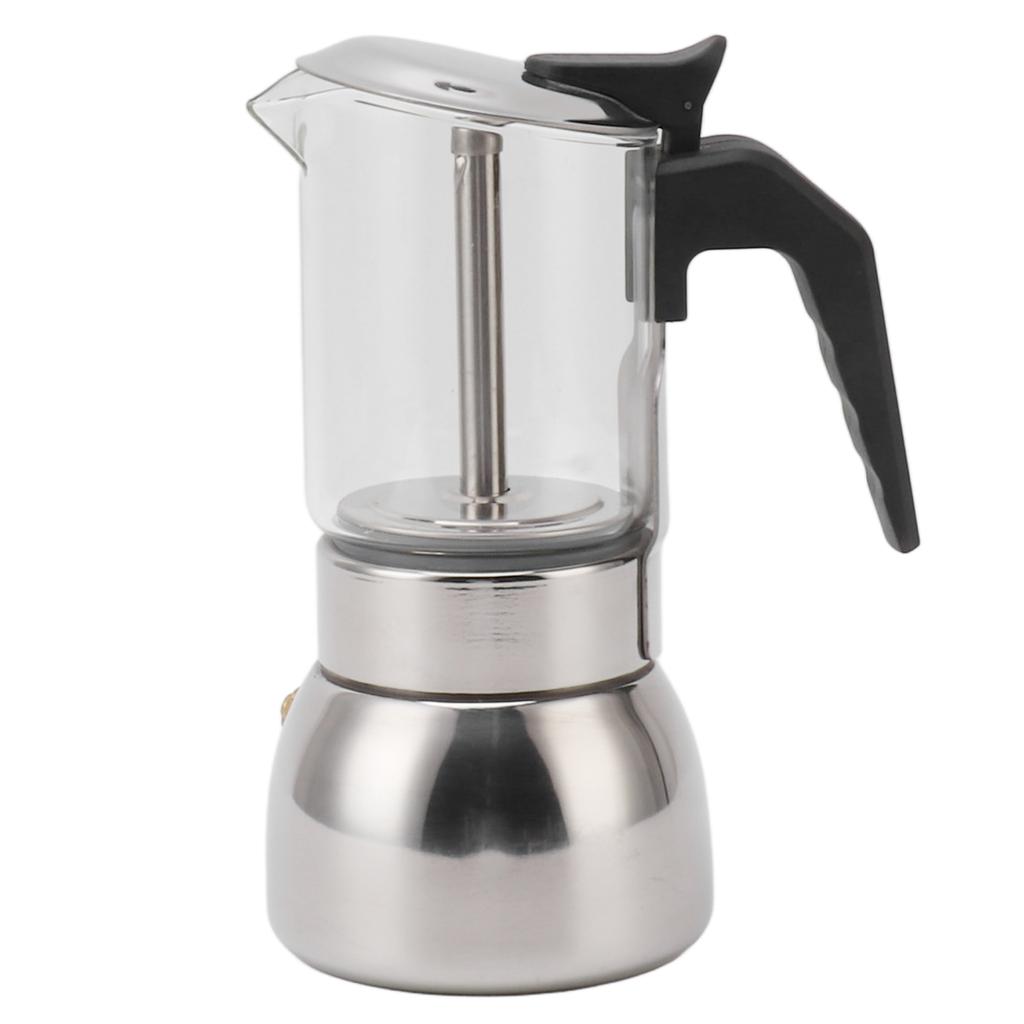 Coffee Maker Double Valve Stainless Steel High Temperature Resistant Multi Functional Portable for