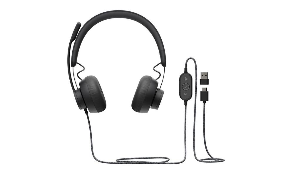 Logitech Zone Wired Uc Headset, 981-000875