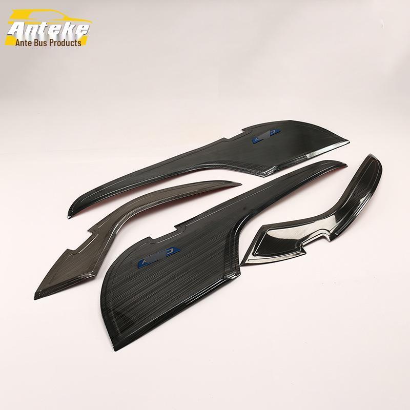 Stainless Steel Anti-Kick Pad & Decorative Sticker for 18 Camry Models – Door & Armrest Protection