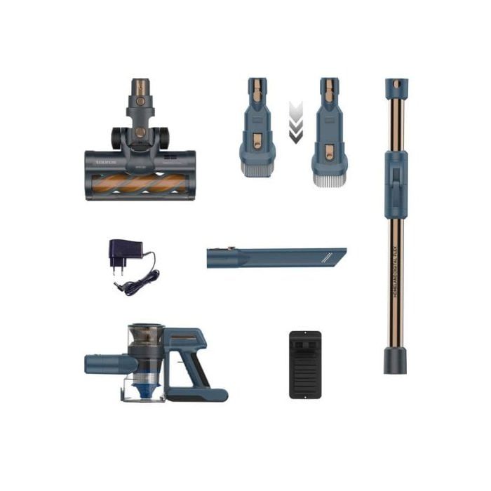 Aspiradora sin cable Taurus Homeland Digital Flex 365W 28000Pa Filtro HEPA Autonomía 60min