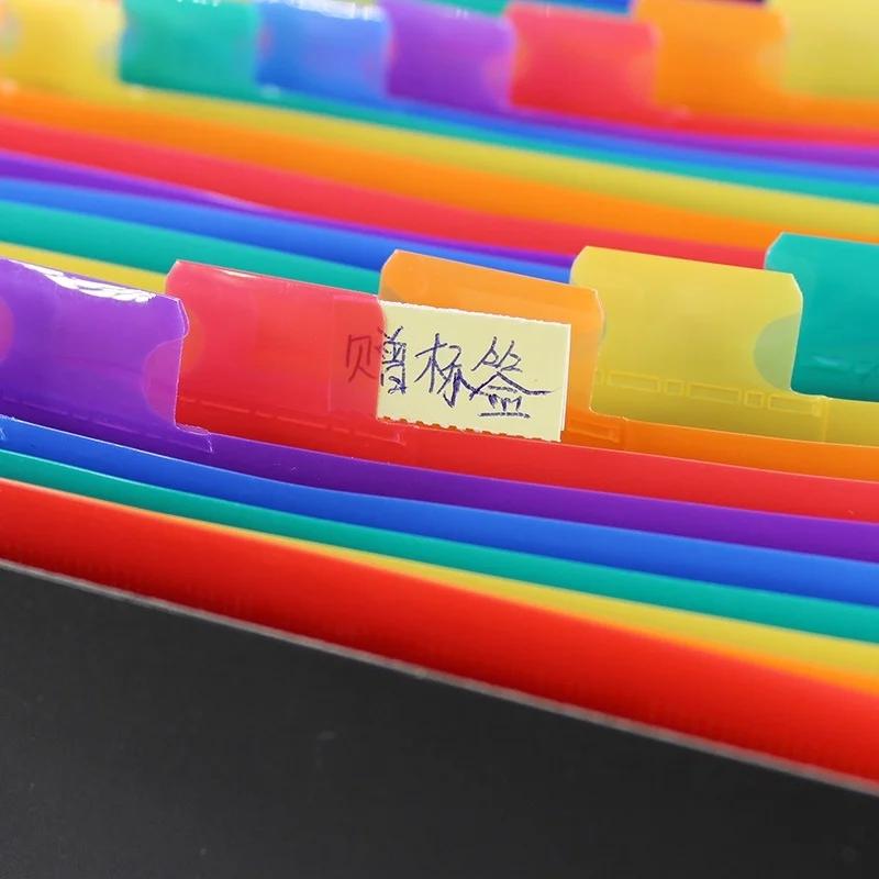 Hemming Color 24vrstvá přenosná brašna na varhany, zasouvací složka A4, úložný prostor pro mini soubory, studentský stojan na testovací papíry