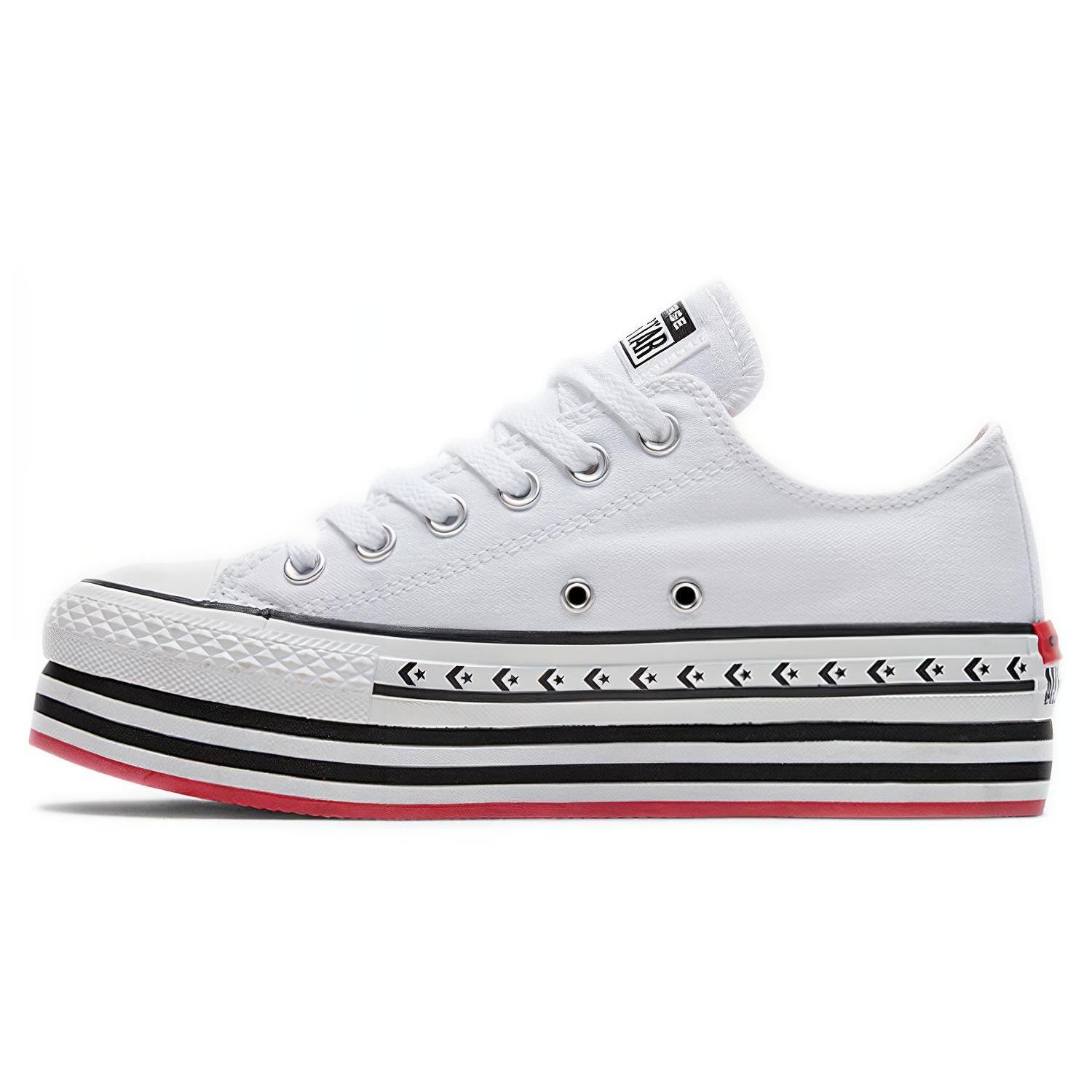 

Chuck Taylor All Star Wmns Converse Platform Layer Low Logo Play - White Women s 566762C 41.5