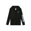 New Women's Essentials Logo Full-Zip Hoodie Black GL0791