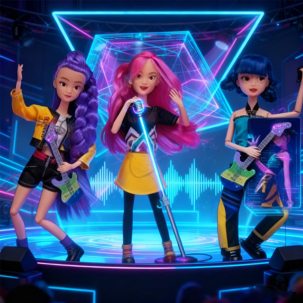 Doll Toys Kpop Demon Hunters Action Figure Toy Rumi Mira Zoey Beautiful Princess Baby Girl Dolls Plastic DIY Toy for Girls$