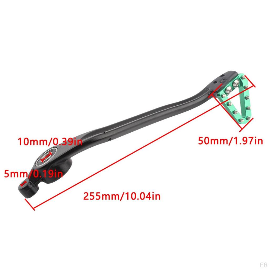 Motorcycle Rear Brake Pedal Foot Lever Accessories Spare Parts Premium Aluminum Alloy Replace for