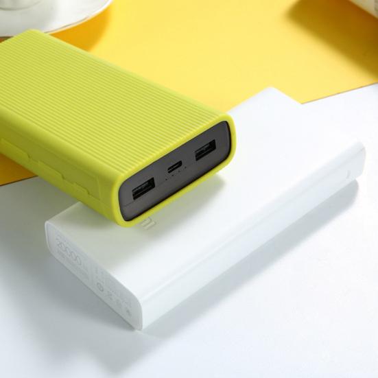 Full Protective Case Silicone Power Bank Anti-slip Protective Protective Cover for Xiaomi Portable