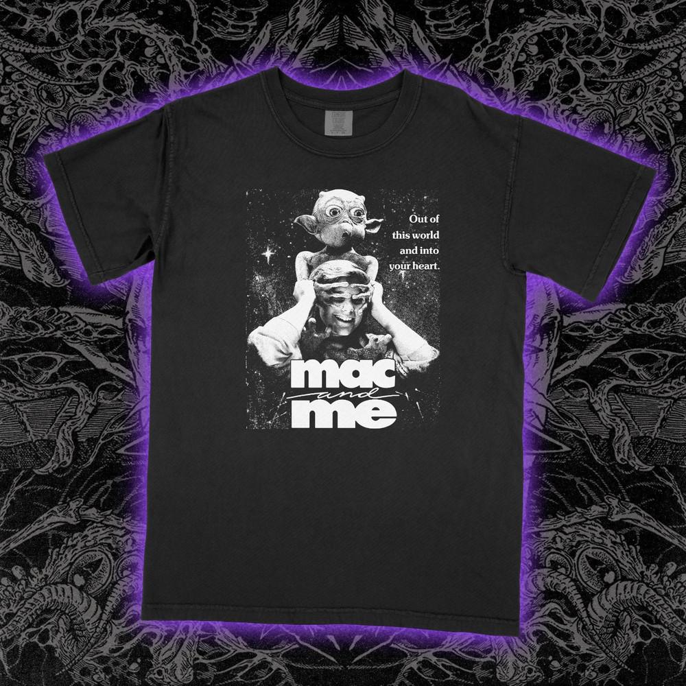 MAC AND ME Shirt Nukie Dark Star Cult Film Bad Space, Unisex Tee